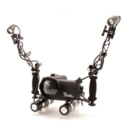 Aquatica HD Wave Underwater Video Housing for Sony XR500/XR520 with BossK 2X30 light pacakge aq-video-a.jpg