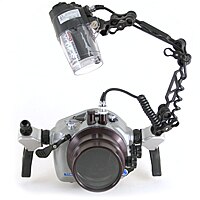 Light & Motion Titan D100 Underwater Camera  Housing Package for Nikon D100 Digital SLR bs-td100p.jpg