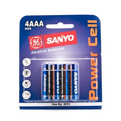 Sanyo AAA Alkaline Batteries - 4 pack sy-aaa4.jpg