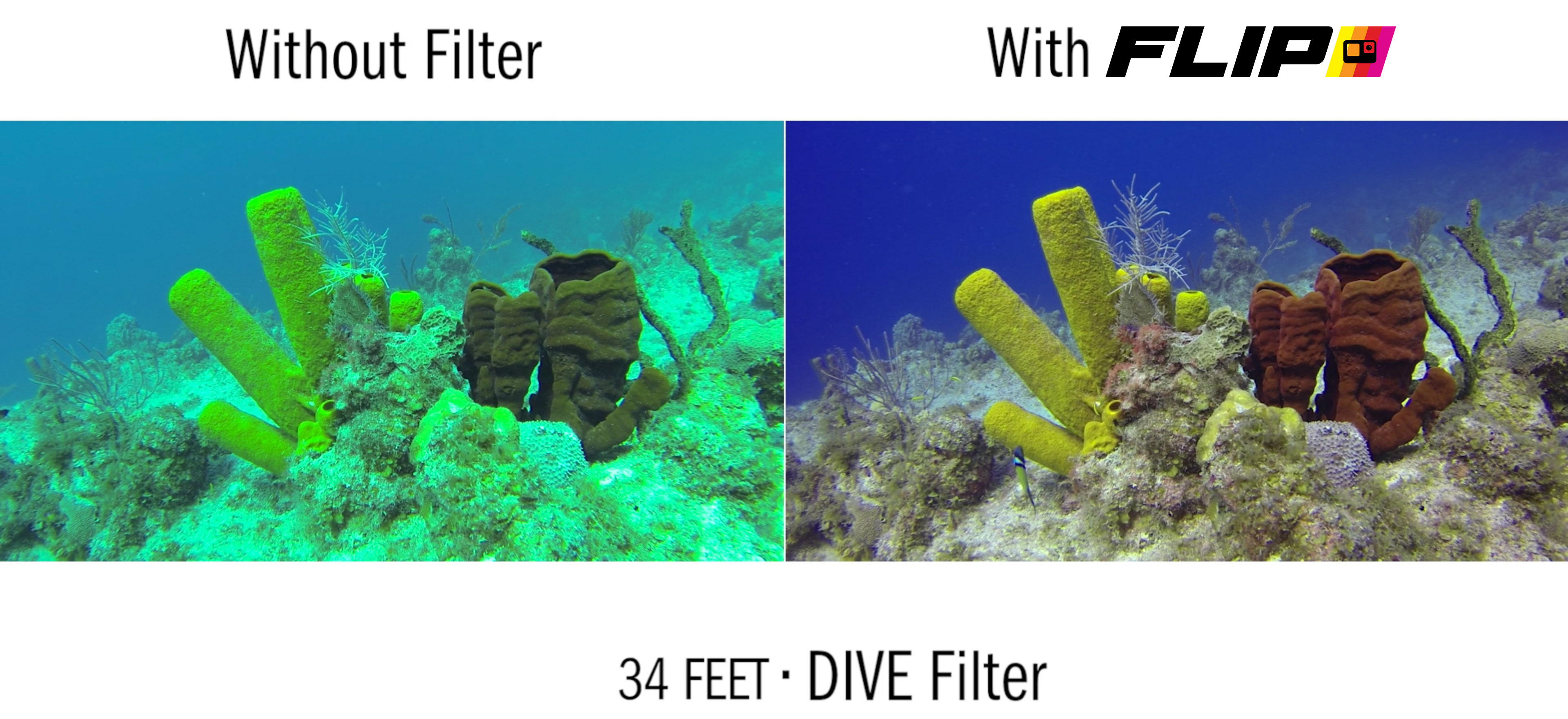 FLIP FIlters FLIP7 Diver Filter for GoPro 3, 3+, 4, 5, 6