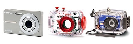 Best underwater point & shoot cameras - Olympus FE360