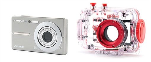 Best underwater point & shoot cameras - Olympus FE360