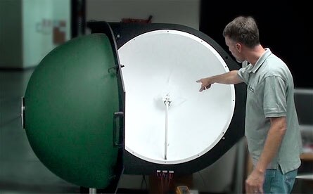 Underwater video light lumens and color temperature are measured in a 1 meter integrated spectrometer sphere 