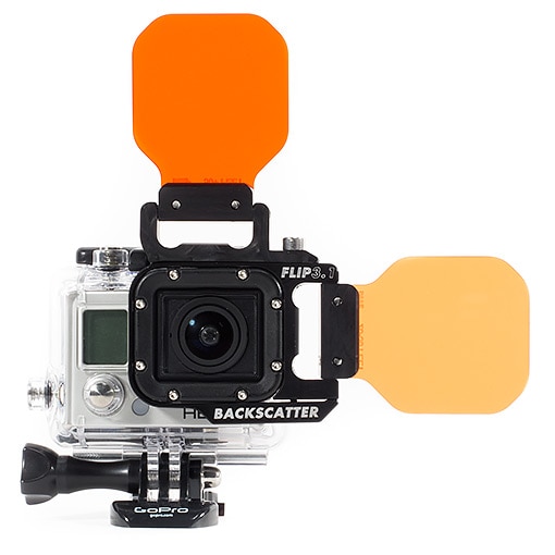 Backscatter GoPro Flip3.1 top mounted filter.