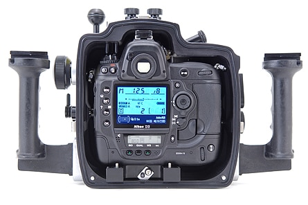 Nikon D3 Underwater - Aquatica Housing Back