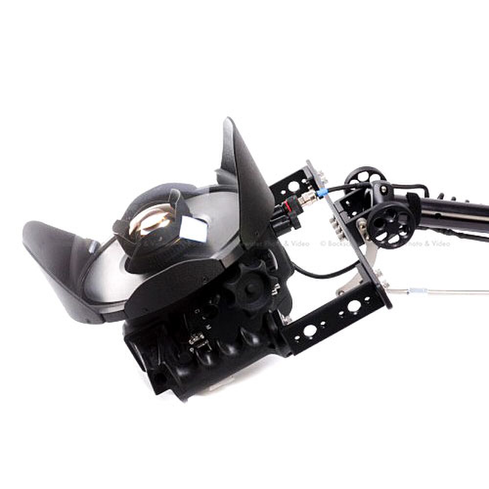 Aquatica Remote Capture System, pole with tilt mechanism and housing attachment bracket