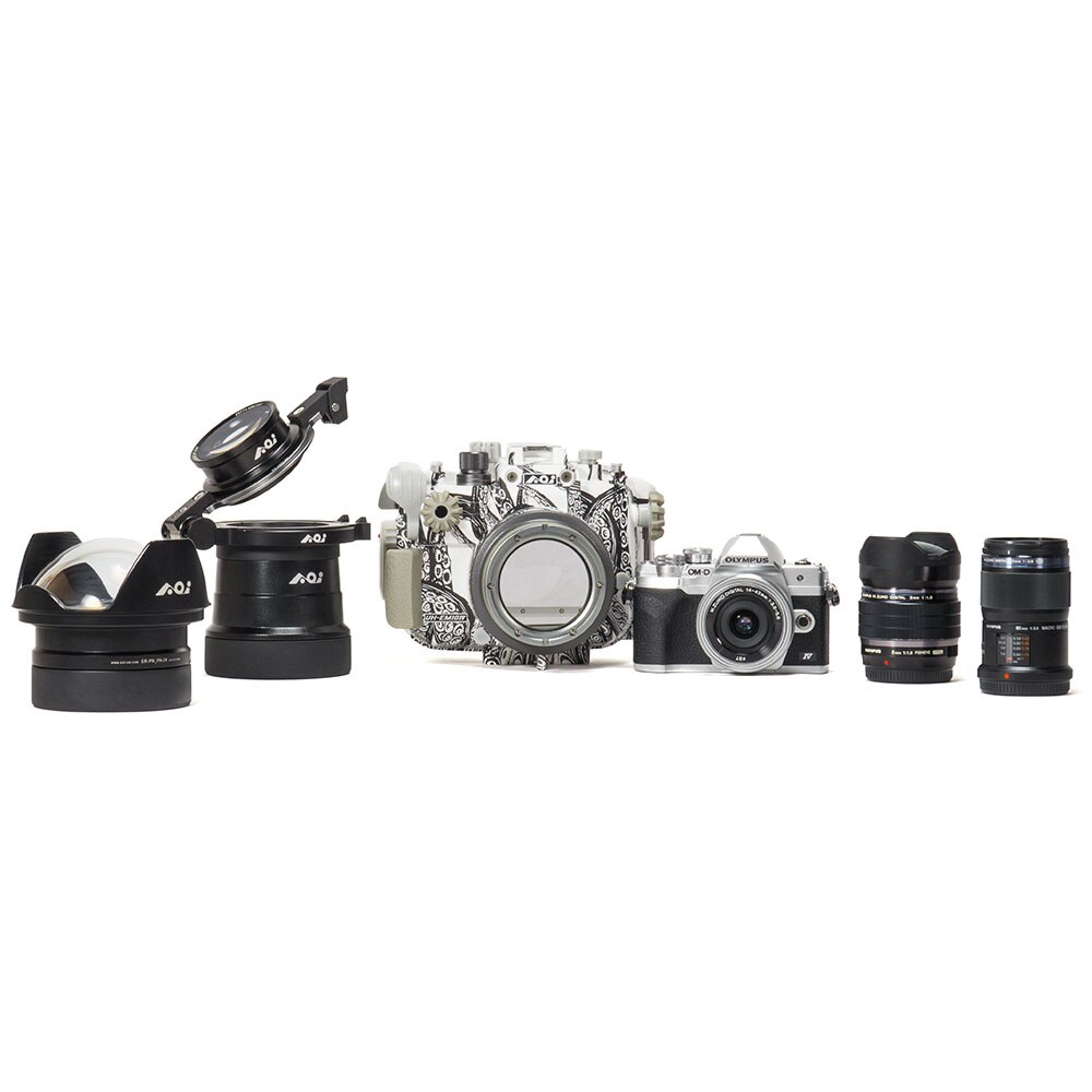 Olympus OM-D E-M10 IV Camera  14-42mm EZ Lens Kit with Backscatter Octo