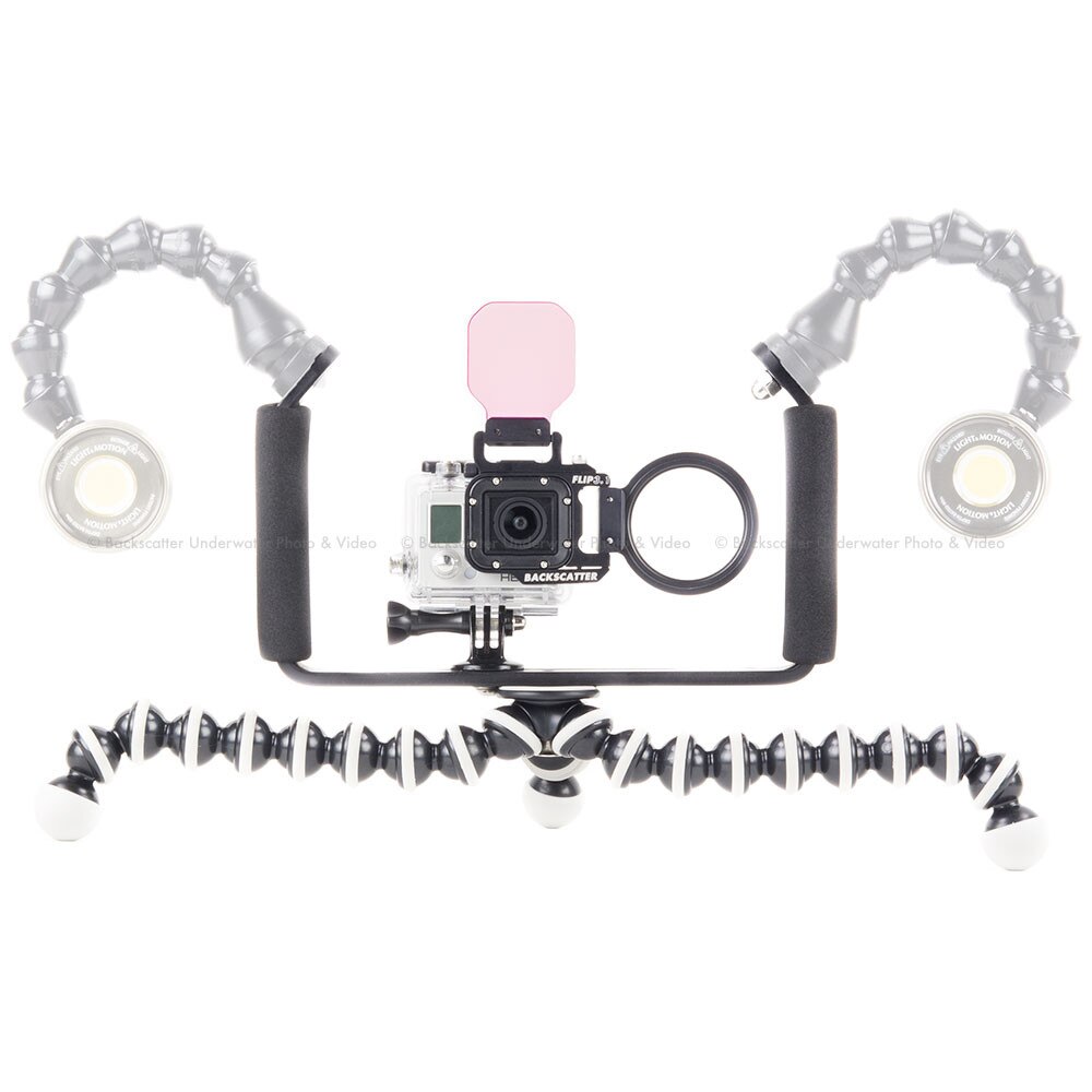 FLIP5 GoPro Macro & Green Water Wide Package for GoPro 3, 3+, 4, 5