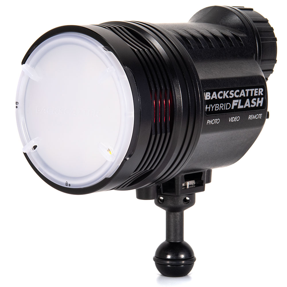 Backscatter Hybrid Flash White 140° Flat Diffuser