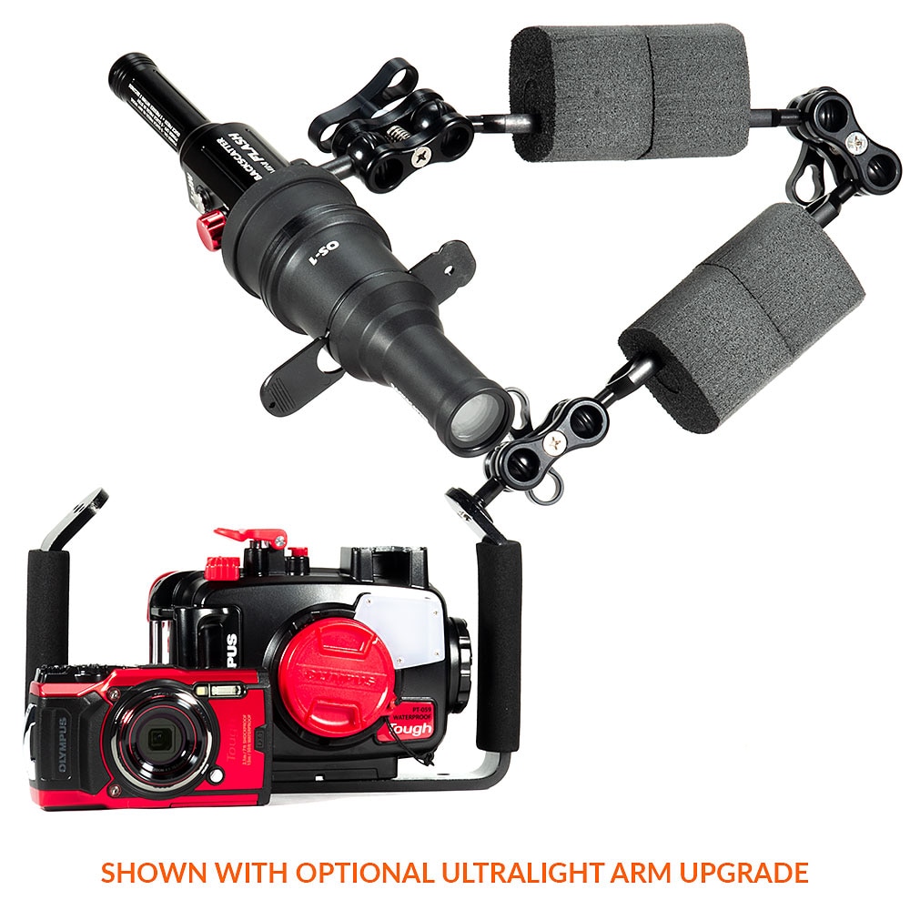 OM System TG-7, Mini Flash 3, & OS-1 Snoot Underwater Photo Package
