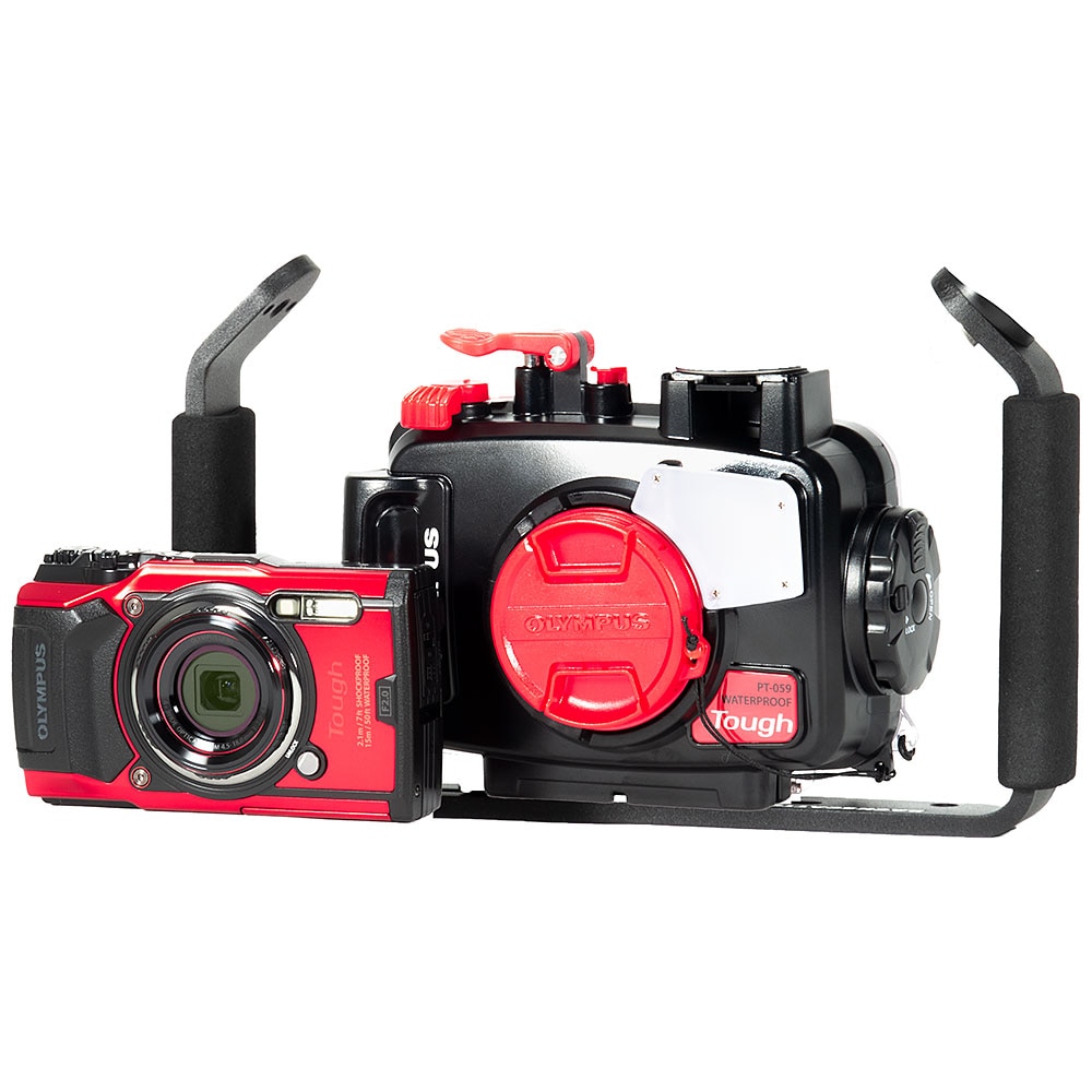 Anemoon vis gemakkelijk Maak plaats Olympus TG-6 Camera, Housing, & Tray Underwater Package