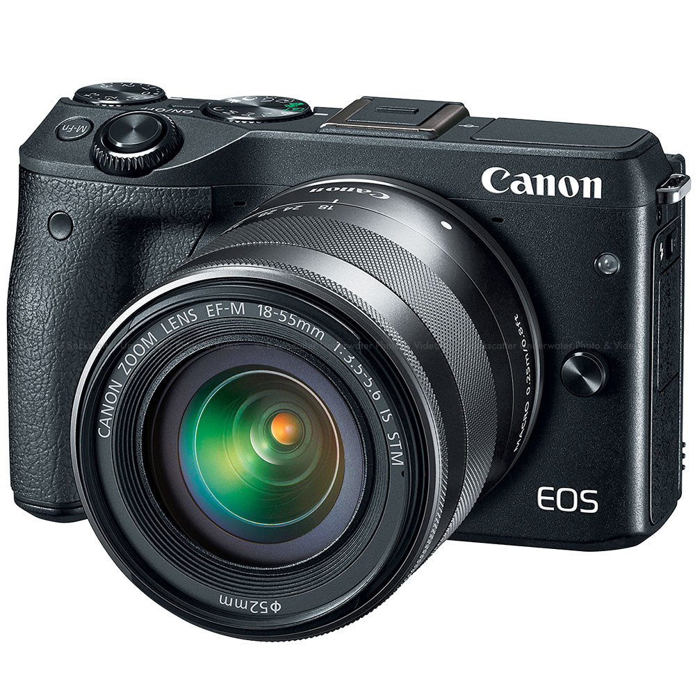 Canon EOS M3 EF-M 18-55mm IS STM Kit Black