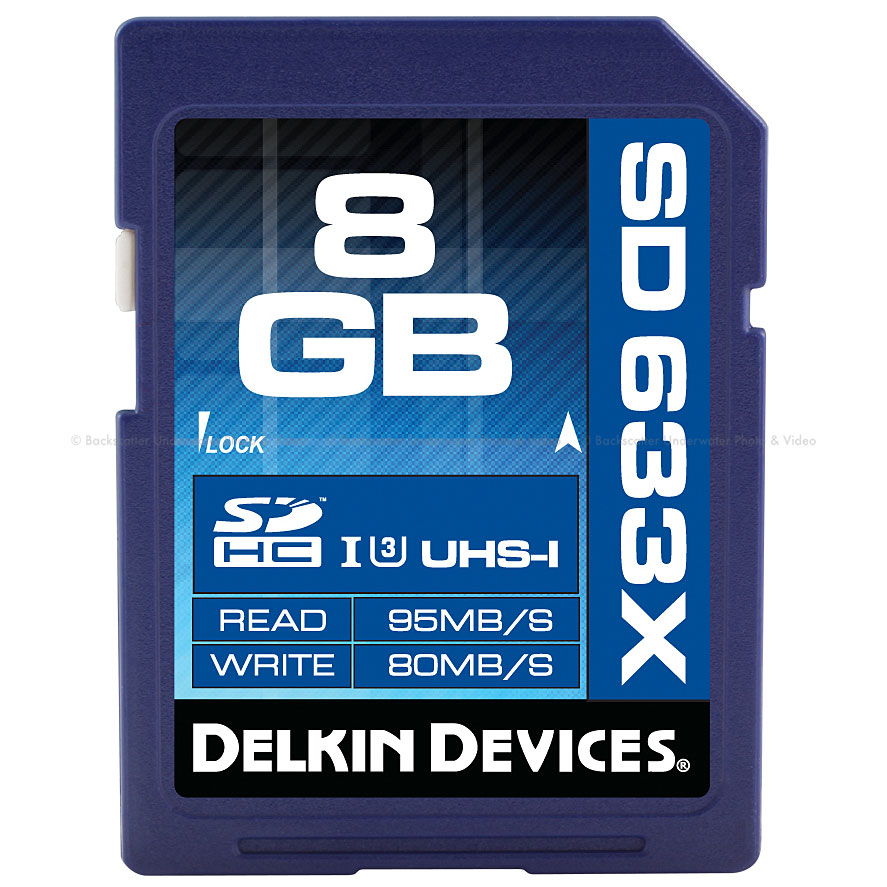 Delkin BEST: 8GB SDHC 633X UHS-I SD MEMORY CARD