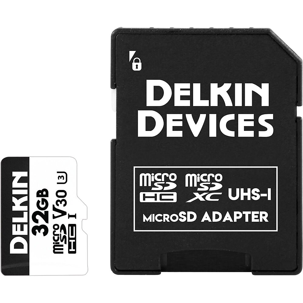 Delkin MicroSD 32 GB Advantage UHS-I 660X Memory Card