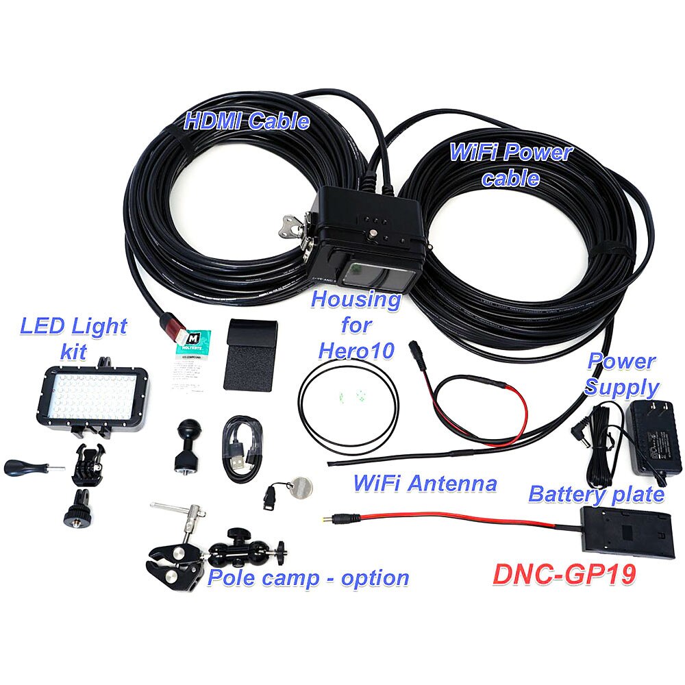 gopro wifi underwater extension cable
