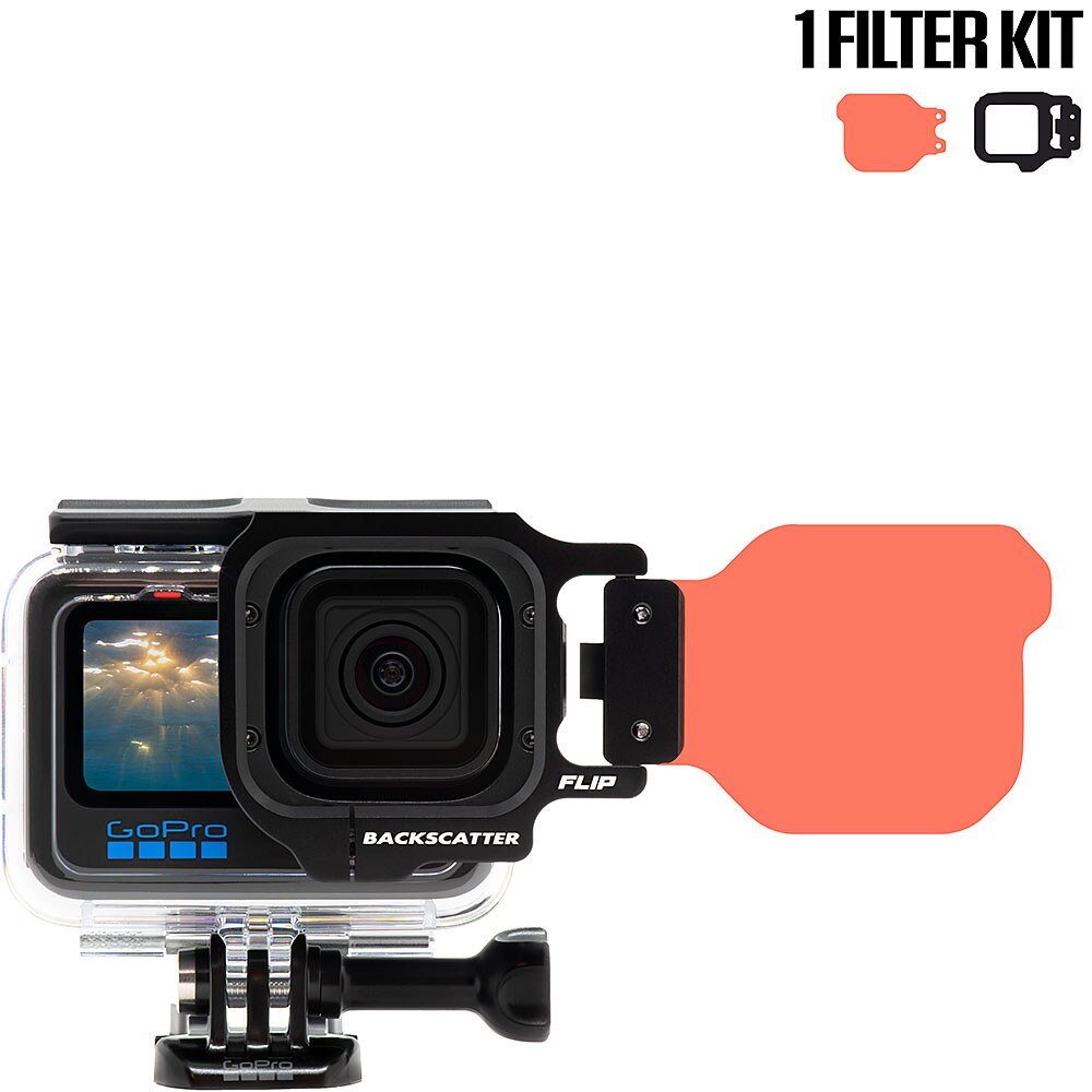 FLIP11 One Filter Kit with DIVE Filter for GoPro HERO 5, 6, 7, 8, 9, 10, 11, 12
