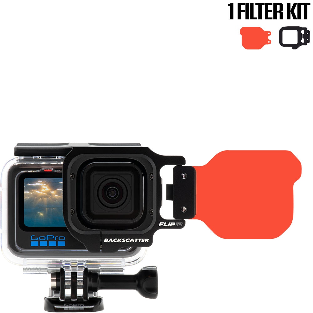 FLIP7 3 フィルターキット GoPro 3, 3+, 4, 5, 6, 7 FLIP FILTERS 55mm Filter Holder for GoPro 3, 3+, 4, 5, 6, 7