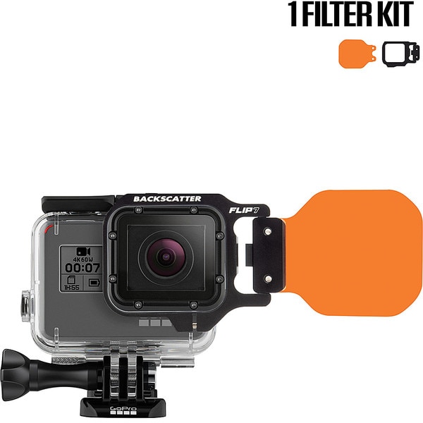 FLIP7 One Filter Kit with DIVE Filter for GoPro 3, 3+, 4, 5, 6, 7