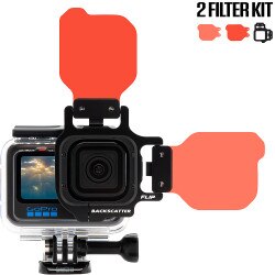FLIP10+ Two Filter Kit with DIVE & DEEP Filters for GoPro HERO 5, 6, 7, 8, 9, 10, 11