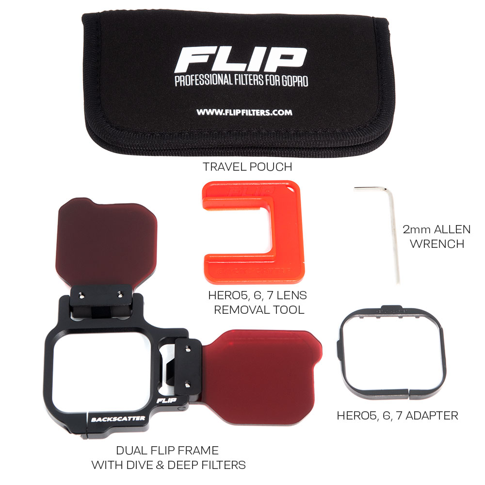 FLIP13 Two Filter Kit with DIVE & DEEP Filters for GoPro