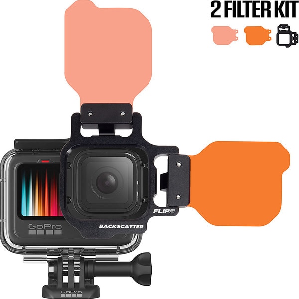 Flip8 9 Two Filter Kit With Shallow Dive Filters For Gopro 5 6 7 8 9