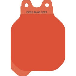 FLIP FILTERS DEEP+ Bluewater Color Correction Red Filter for GoPro 5, 6, 7, 8, 9, 10, 11, 12