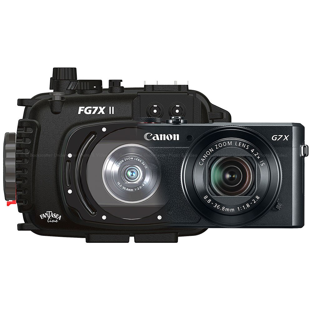 Fantasea FG7X II Underwater Housing & Canon G7 X Mark II Compact Camera Bundle