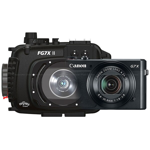 Fantasea FG7X II Underwater Housing & Canon G7 X Mark II Compact Camera Bundle