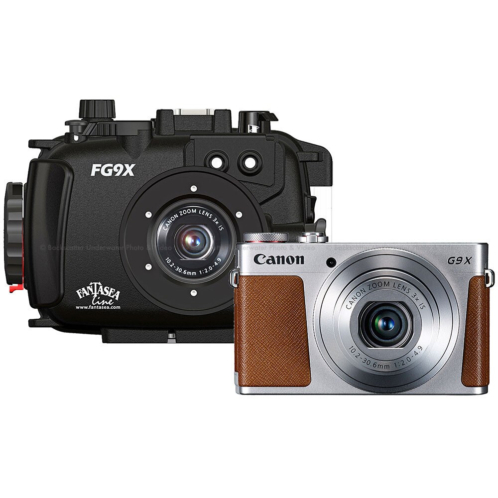 Fantasea FG9X Underwater Housing & Canon G9 X Silver Camera Set