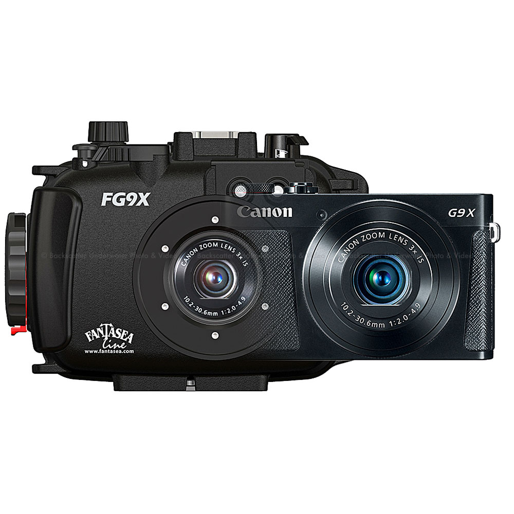 Fantasea FG9X Underwater Housing & Canon G9 X Black Camera Set