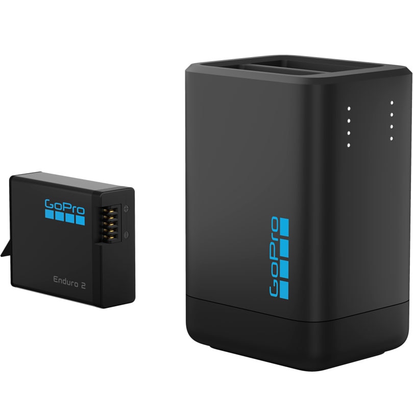 GoPro DUAL CHARGER+ENDURO BATTERIES 未使用 GoPro Dual Battery Charger with Enduro 2 Batteries - Backscatter