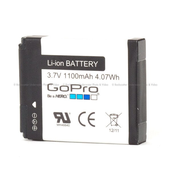 GoPro Rechargeable Li-ion battery for GoPro Hero 1 & 2