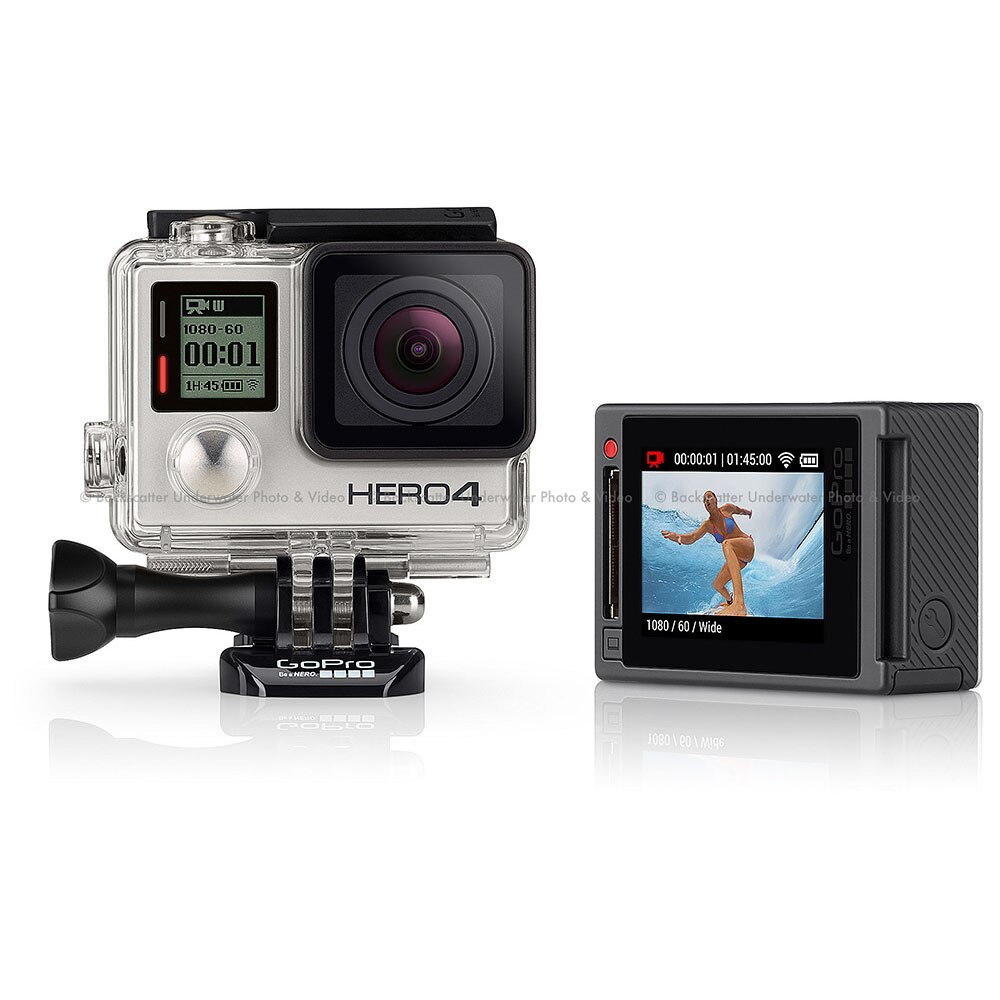gopro hero4 silver adventure edition action video camera backscatter go pro hero 4 silver