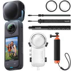 Insta360 X4 Underwater 360° Camera & Housing Invisible Dive Bundle
