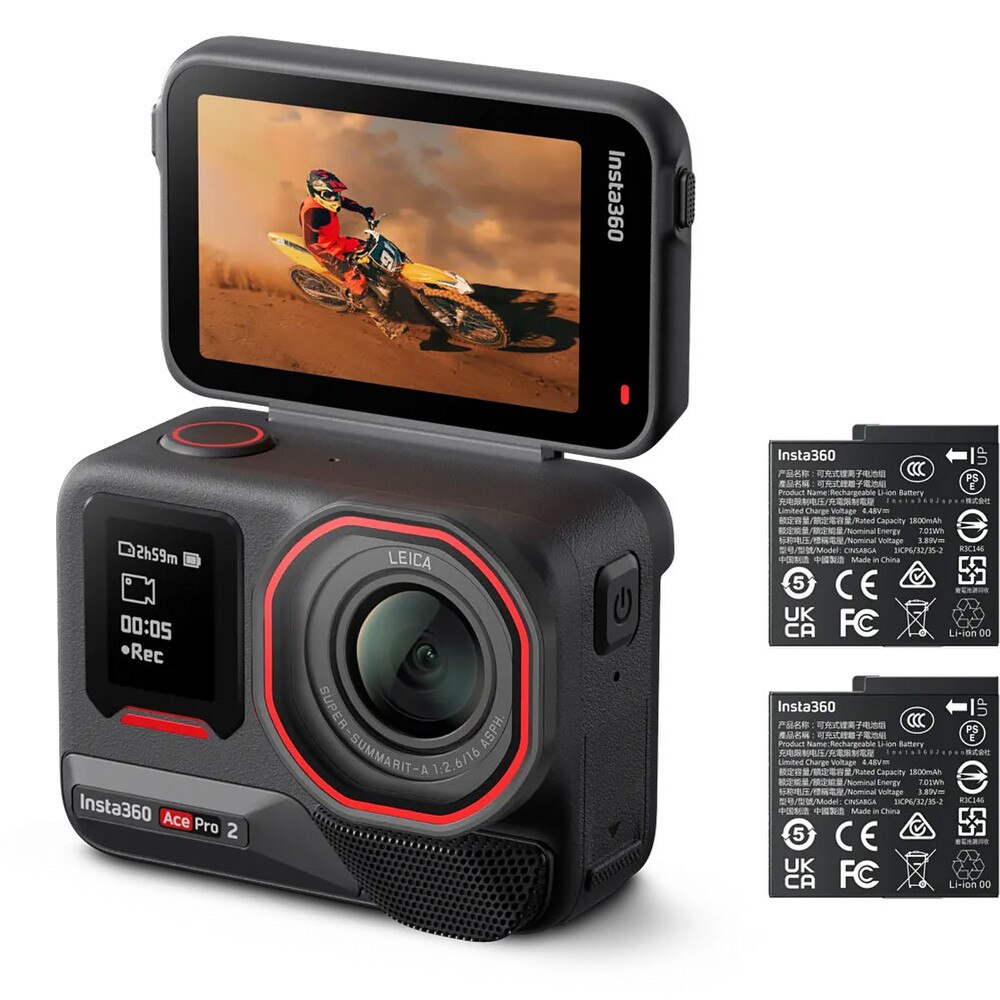 Insta360 Ace Pro 2 Action Camera Dual Battery Bundle