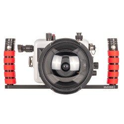 Ikelite Canon EOS R100 Underwater Housing 200DLM/D with Dome Port Setup for 18-45mm Lens, Tray, & Vacuum Kit