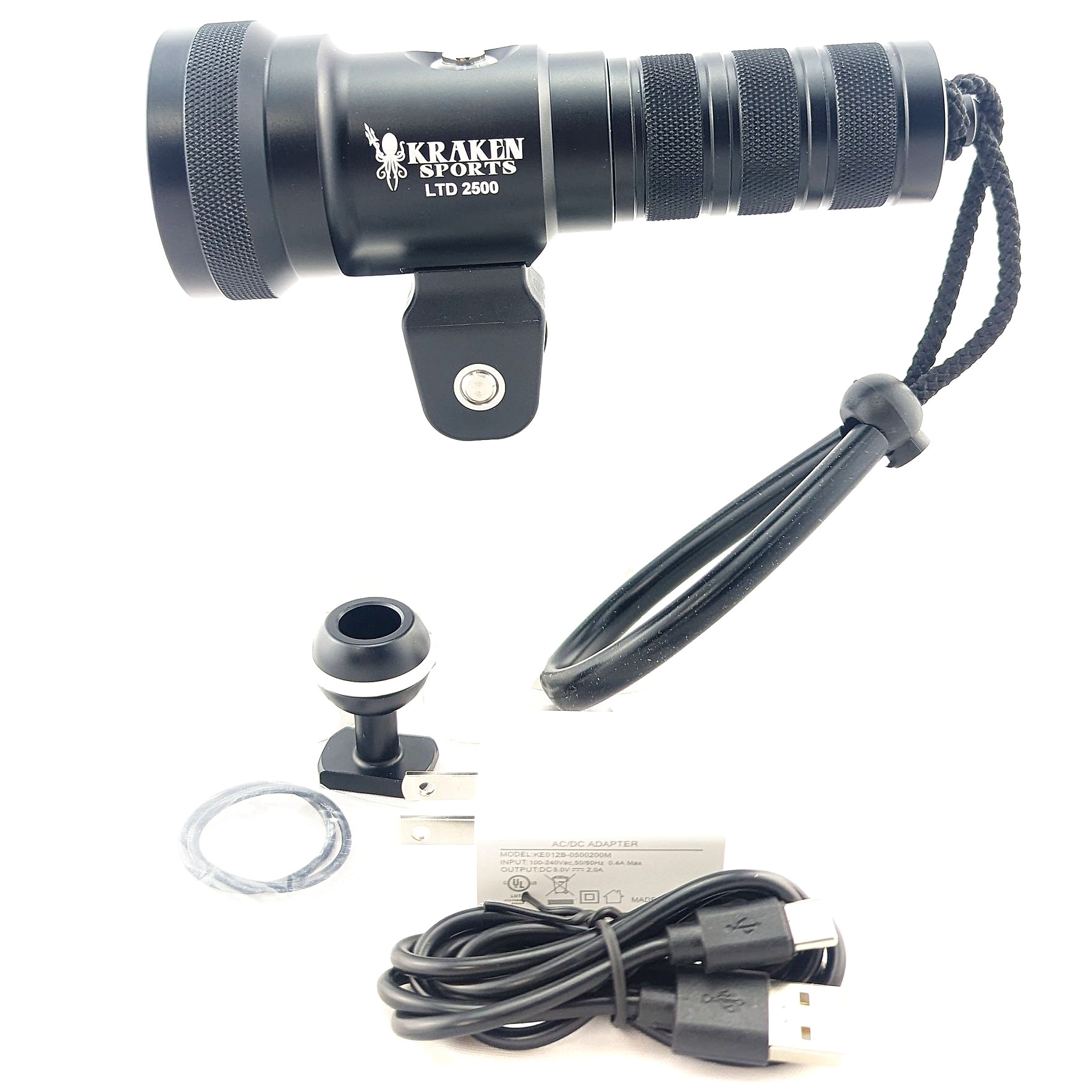 Kraken LTD 2,500 Lumen Underwater Video & Focus Light