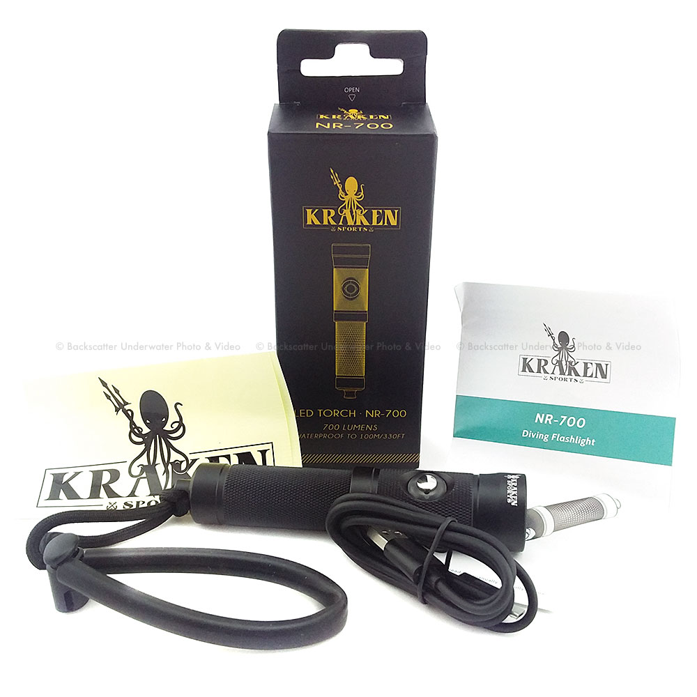 Kraken NR-700 Backup Dive Light - Backscatter