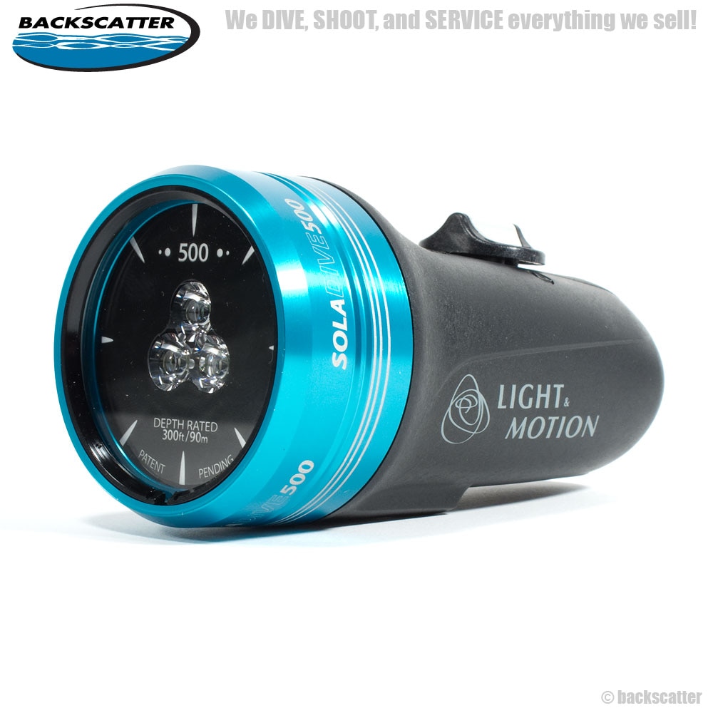 Light & Motion Sola 5 00 Dive Light w/ hand strap - Backscatter