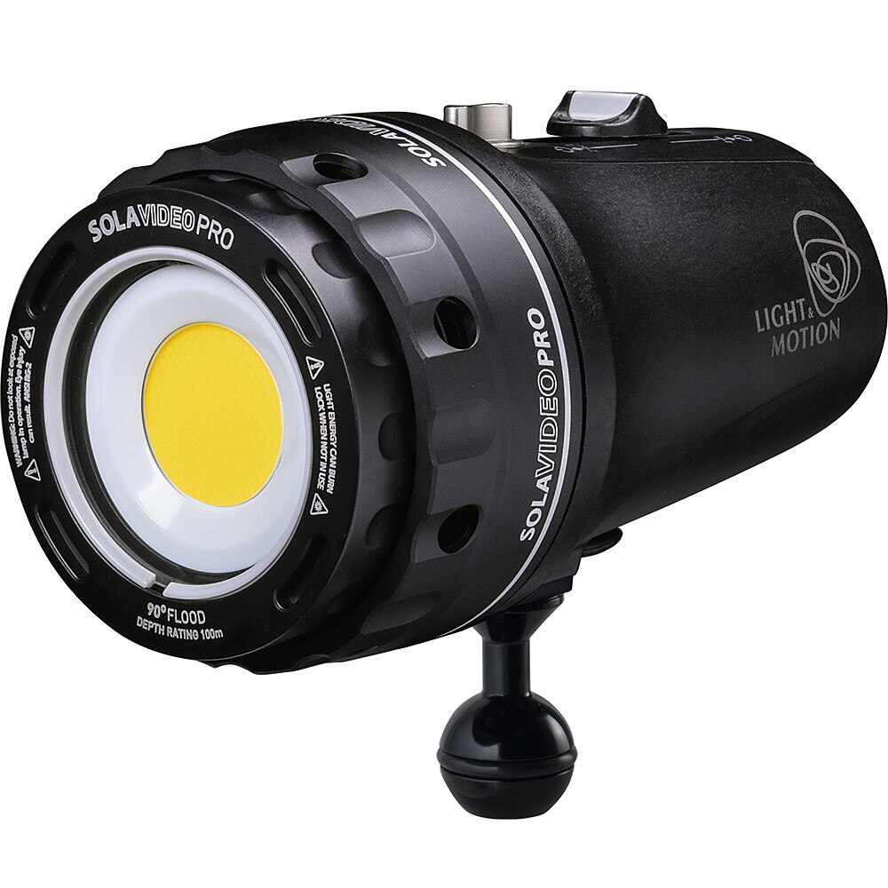 Light & Motion Sola Video Pro 12000 FC Plus Flat Port Underwater Video Light