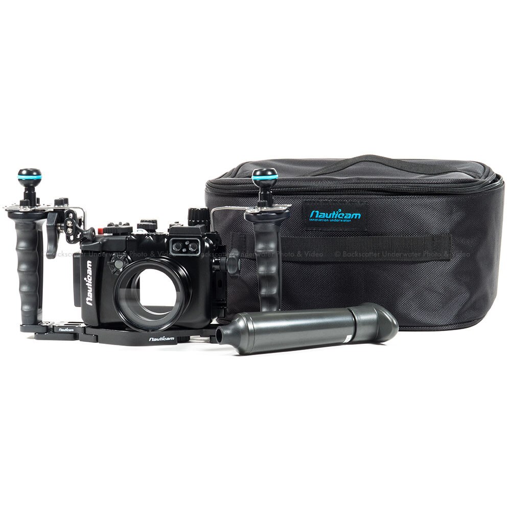 Nauticam NA-LX10 Underwater Housing, Dual Handle & Vacuum Package for Panasonic LX10 Compact Camera