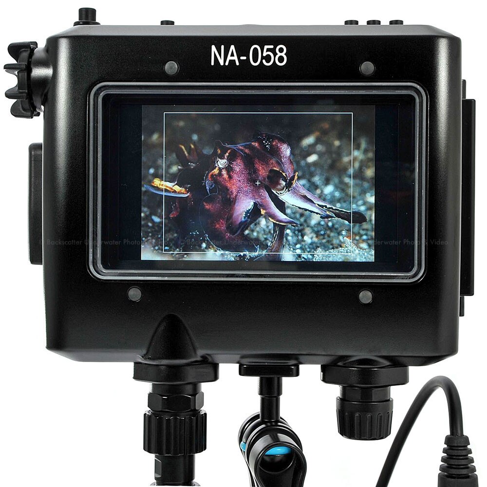 Nauticam NA-058 Underwater Housing for TV Logic VFM-058W 5.5inch Full HD Monitor