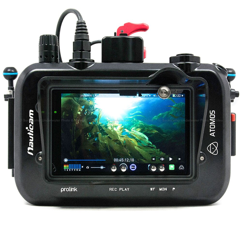 Nauticam NA-SHOGUN Underwater Housing for Atomos Shogun & Ninja Assassin 10-Bit 4K SDI/HDMI External Recorder and 7 inch Monitor