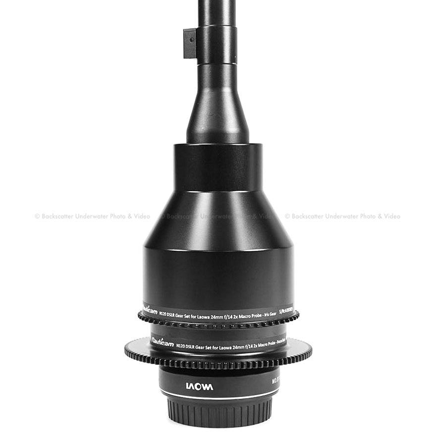Nauticam N120 DSLR Gear Set: Laowa 24mm f/14 2x Macro Probe Lens