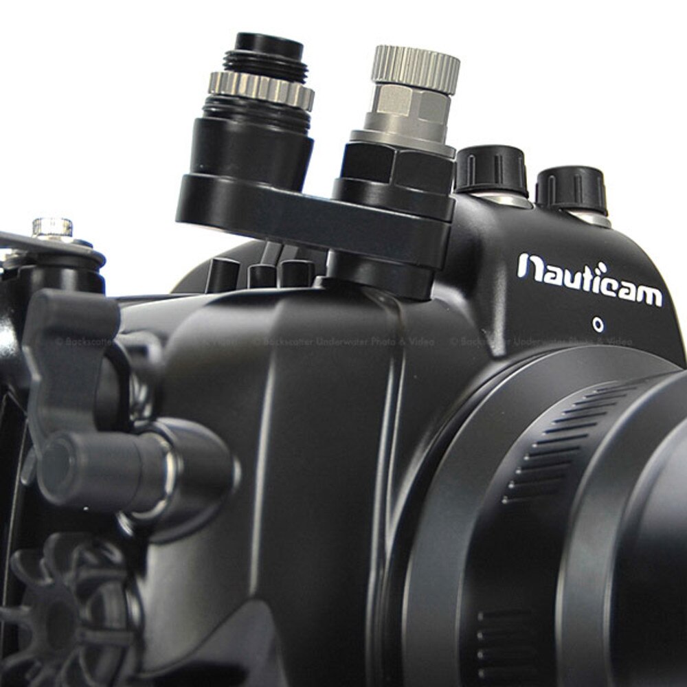 Nauticam Vacuum Check and Leak Detection System: M14 Offset Connector with Vacuum Valve