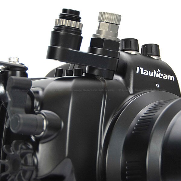 Nauticam Vacuum Check and Leak Detection System: M14 Offset Connector with Vacuum Valve
