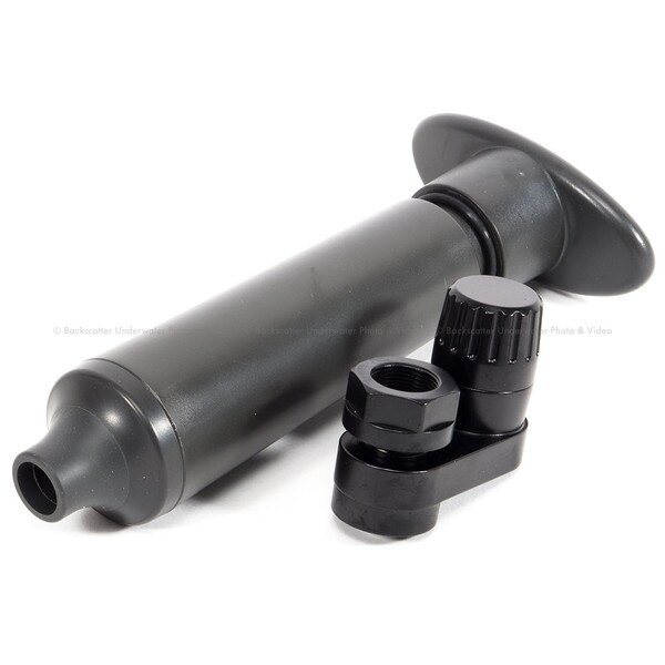 Nauticam Vacuum Check and Leak Detection System: M16 Offset Connector with Vacuum Valve