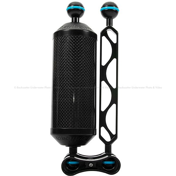 Nauticam Carbon Fiber Double Ball Float Arms - 60 x 300mm