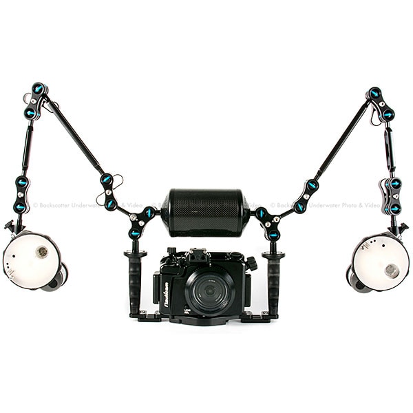 BGNING Carbon Fiber Diving Photography Arm – Handheld With Dual Ball Head