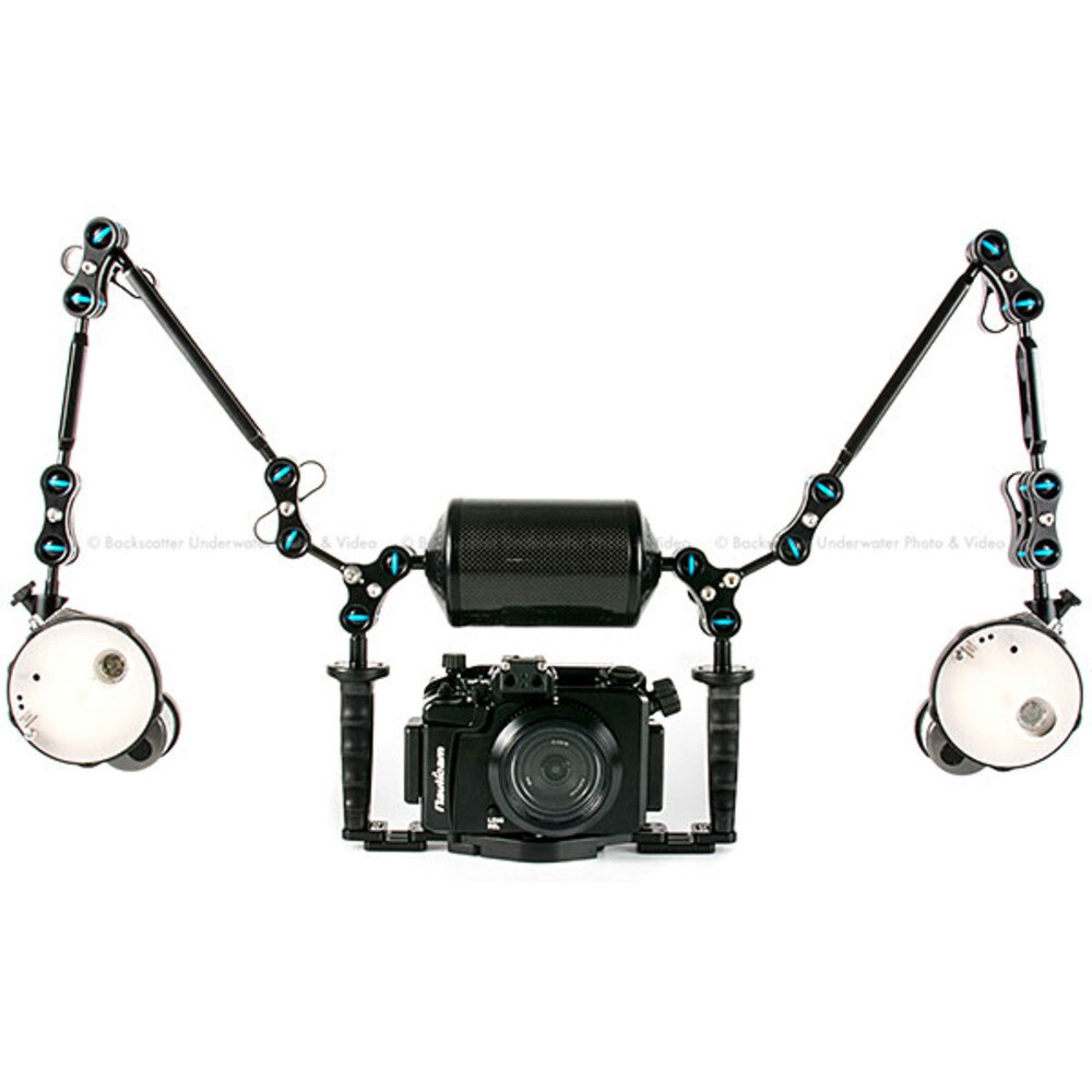 BGNING Carbon Fiber Diving Photography Arm – Handheld With Dual Ball Head
